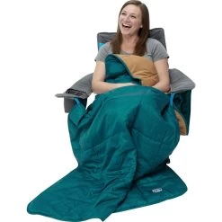 Kelty Bestie Blanket | Geo-Heather/Canyon Brown -Kelty BestieBlanket geoHeather canyonBrn feature1 KL17