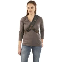 Kelty Spur 9L Sling Pack | Black Geo-Heather -Kelty KL17 Spur GeoHeather onbodyfront2