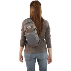 Kelty Spur 9L Sling Pack | Castle Rock -Kelty KL17 Spur castlerock onbodyback2