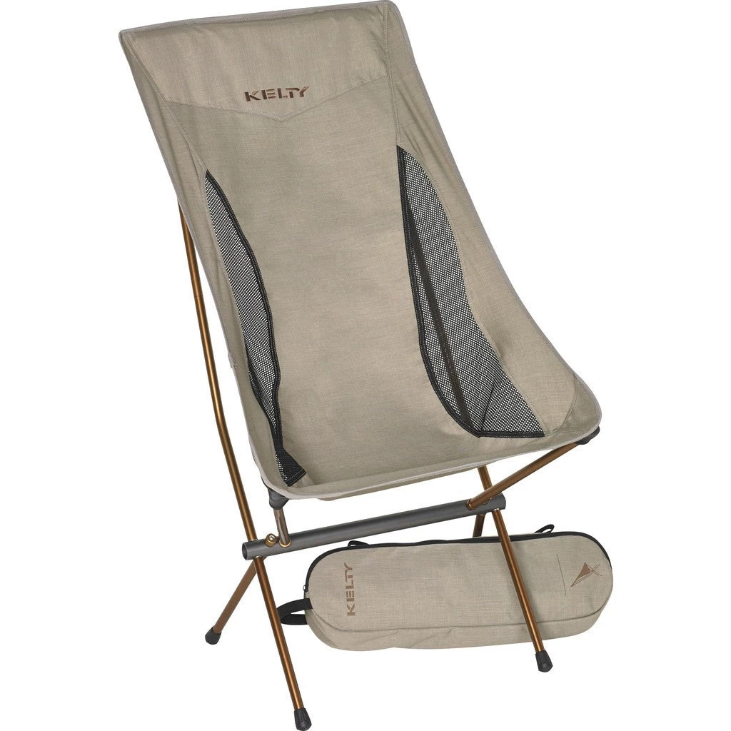 Kelty Linger High-Back Chair | Heathered Tundra/Ano Copper 1 Kelty Linger High-Back Chair | Heathered Tundra/Ano Copper