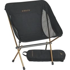 Kelty Linger Low-Back Chair | Heathered Black/Ano Copper
