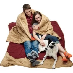 Kelty Shindig Blanket | Canyon Brown/Garnet Red/Lava -Kelty ShindigBlanket canyonBrn lava feature2 KL17 1