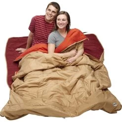 Kelty Shindig Blanket | Canyon Brown/Garnet Red/Lava -Kelty ShindigBlanket canyonBrn lava feature3 KL17