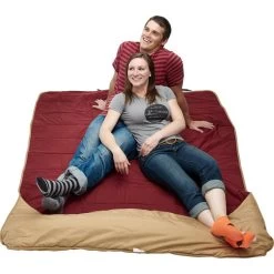 Kelty Shindig Blanket | Canyon Brown/Garnet Red/Lava -Kelty ShindigBlanket canyonBrn lava feature4 KL17