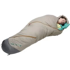 Kelty Sine 20F/EN 27F 800 Dridown Women's Sleeping Bag | Tan -Kelty Sine 20W tan feature3 KL17