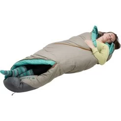 Kelty Sine 20F/EN 27F 800 Dridown Women's Sleeping Bag | Tan -Kelty Sine 20W tan feature5 KL17