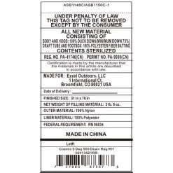 Kelty Cosmic 0 Deg 550 Down Sleeping Bag, Regular Size, Right-Hand 11 Kelty Cosmic 0 Deg 550 Down Sleeping Bag, Regular Size, Right-Hand -Kelty kelty cosmic 0 deg 550 down sleeping bag regular size right hand 122