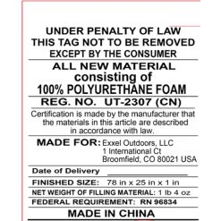 Kelty Cosmic SI Sleeping Pad - Lyons Blue -Kelty kelty cosmic si sleeping pad lyons blue 25