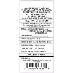 Kelty Tuck 20 Deg Thermapro Ultra Sleeping Bag, Long Size, Left-Hand -Kelty kelty tuck 20 deg thermapro ultra sleeping bag long size left hand 136