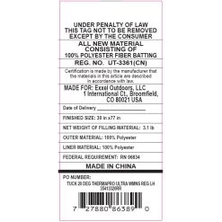 Kelty Womens Tuck 20 Deg Thermapro Ultra Sleeping Bag, Regular Size, Left-Hand -Kelty kelty women s tuck 20 deg thermapro ultra sleeping bag regular size left hand 124