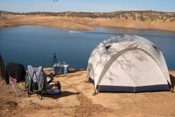 Kelty Lounge 4 -Kelty rear of tent